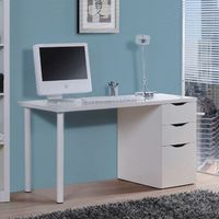 BUREAU - REHAUSSE BUREAU ATHENA - bureau informatique 3 tiroirs