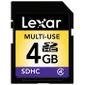 CARTE MEMOIRE LEXAR Carte SD 4 Go classe 4