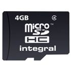 CARTE MEMOIRE Integral carte MicroSD 4 Go classe 4