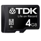 CARTE MEMOIRE TDK Micro SD 4 Go Classe 4
