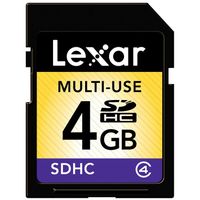 CARTE MEMOIRE LEXAR Carte SD 4 Go classe 4