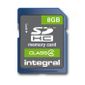 CARTE MEMOIRE Integral carte SD 8 Go classe 4