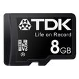 CARTE MEMOIRE TDK Micro SD 8 Go Classe 4