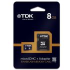 CARTE MEMOIRE TDK Micro SD 8 Go Classe 4