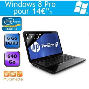 ORDINATEUR PORTABLE HP Pavilion g7-2150sf
