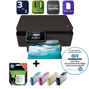 IMPRIMANTE HP Photosmart 6520 (CX017B) + pack cartouches 364