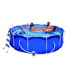 KIT PISCINE  Piscine INTEX METAL FRAME tubulaire 8.6m3