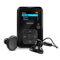 Baladeur MP3 SANDISKSANSA CLIPPLUSSDMX18NOIR4GO