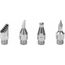 ACCESSOIRE MACHINE OUTIL Set de 4 embouts de pyrogravure pour versatip