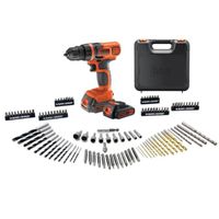 PERCEUSE BLACK & DECKER Perceuse 2x14,4 V li + 120 accessoi PERCEUSE BLACK & DECKER Perceuse 2x14,4 V li + 120 accessoi