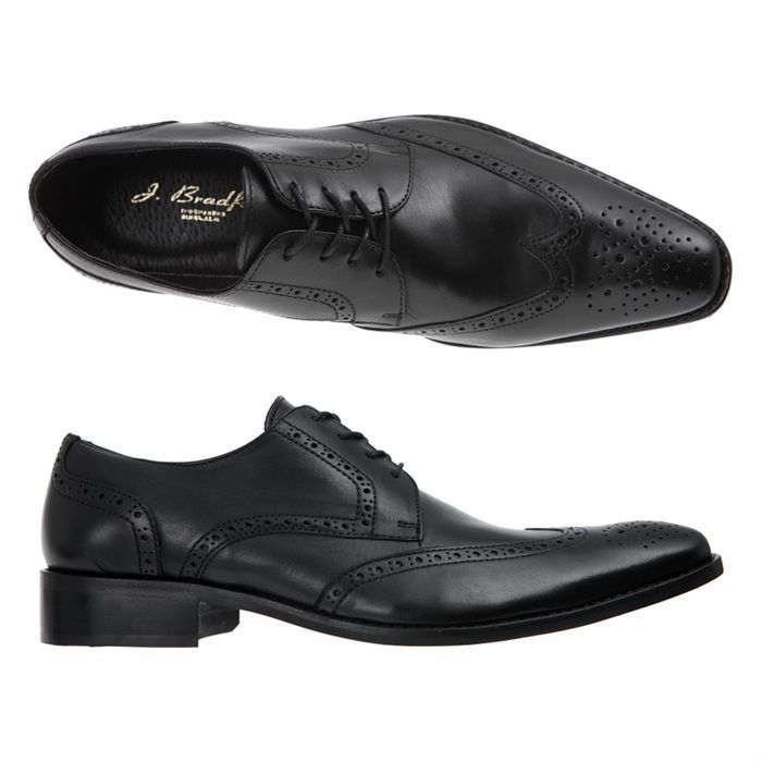 Derbies tige basse en cuir avec de nombreuses petites perforations et ...