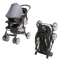 POUSSETTE-CHASSIS POUSSETTE NANIA Combiné TS Atlanta Gris foncé