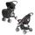 POUSSETTE-CHASSIS POUSSETTE NANIA Combiné TS Atlanta Gris foncé