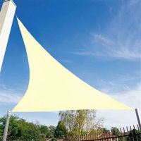 PARASOL - OMBRAGE  Voile d' Ombrage Triangulaire 180g/m² 3 x 3 m Ecru