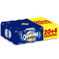 Soda - Thé glacé ORANGINA Jaune 20X33CL+4 GRATUITS