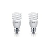 AMPOULE - LED PHILIPS Lot de 2 ampoules fluo-compacte E27 15 W &#233;