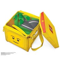 JEU ASSEMBLAGE CONSTRUCTION Lego ZipBin Tête Sac Tapis Jeu