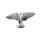 Statue Aigle Chromé Argenté Ouvrir Ailes Moto Orne
