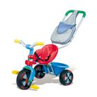 PORTEUR-POUSSEUR-DRAISIENNE-TRICYCLE Baby Balade Tricolore