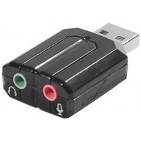 CABLE ET CONNECTIQUE POUR PERIPHERIQUE Dacomex Mini Carte Son USB 2.0