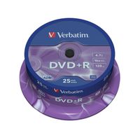 CD - DVD - BLU-RAY VIERGE POUR PC Verbatim DVD+R 16x