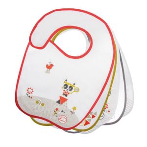 BEBE CONFORT Lot de 5 bavoirs éponge T1/2 - Sport