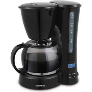 TRIOMPH ETF1500 Cafeti?re filtre programmable - Noir