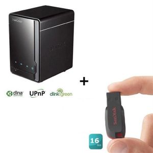 SERVEUR STOCKAGE - NAS  D-Link DNS-320 + Sandisk 16 Go Offerte