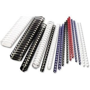 15 Peignes De Reliure Plastique 30 Trous - 10mm/13mm/16mm | Pour Relieuse Spirale - Noir