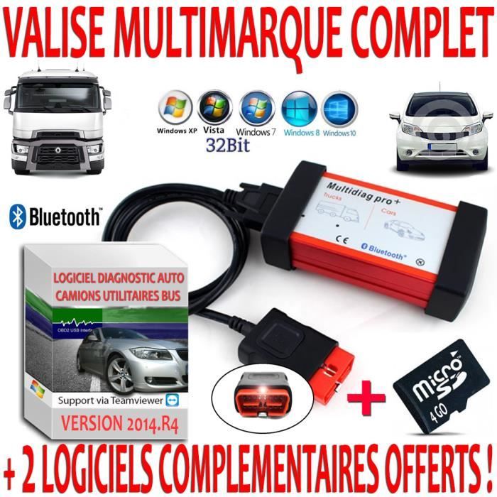 Ds150e Car Diagnostic Tool For Trucks Multidiag Pro Plus V3.0 Dual Card OBD2 Bluetooth Error Code Reader