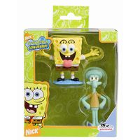 FIGURINE Boite Cadeau 2 Figurines Bob L'Eponge 6.5cm