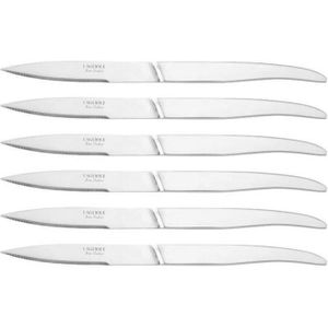 Set de 6 couteaux tout inox Laguiole Styl'Up