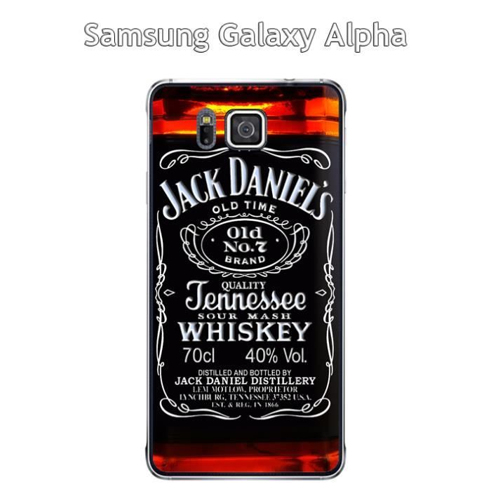Coque Samsung Galaxy Alpha Jack Daniel's Achat coque bumper pas
