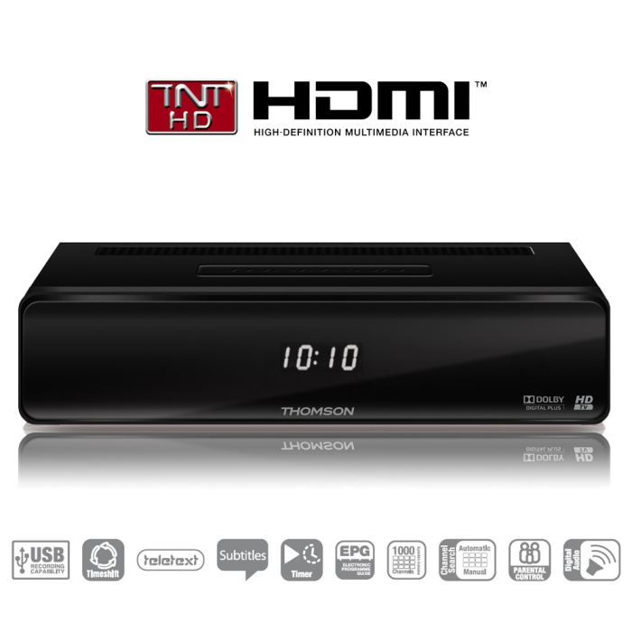 THOMSON THT501 Récepteur TNT HD récepteur décodeur , prix pas