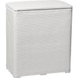 PANIER A LINGE TRESSE Corbeille à linge rectangulaire 70 litres