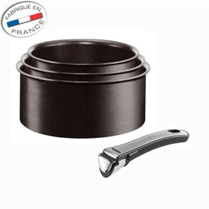 CASSEROLE - MARMITE TEFAL INGENIO GOURMET 3 casseroles +1 poignée CASSEROLE - MARMITE TEFAL INGENIO GOURMET 3 casseroles +1 poignée