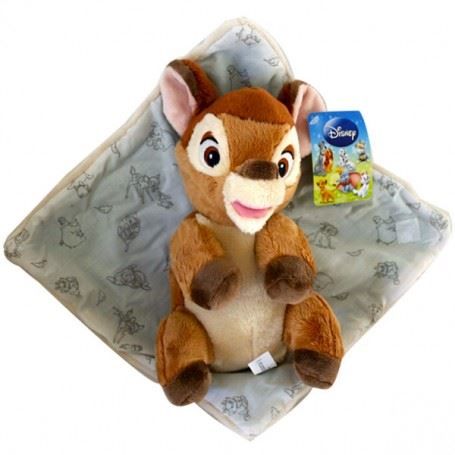 Peluche Bambi Disney avec sa couverture Achat / Vente peluche