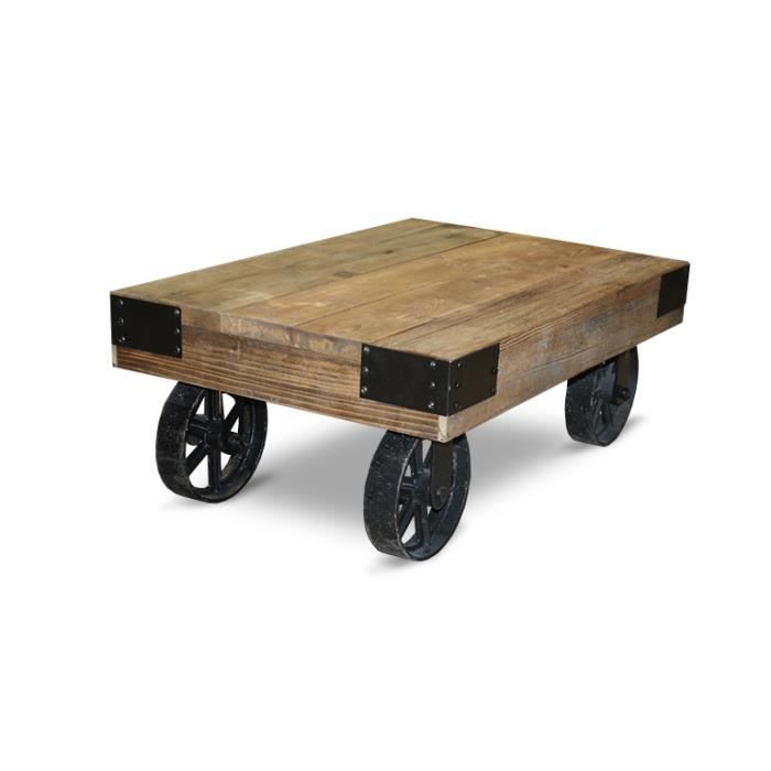 Achat / Vente table basse Table basse en bois au desi