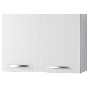 ÉLÉMENTS HAUT ET BAS HARMONY 10 Elément haut 2 portes L 80 cm Blanc ÉLÉMENTS HAUT ET BAS HARMONY 10 Elément haut 2 portes L 80 cm Blanc