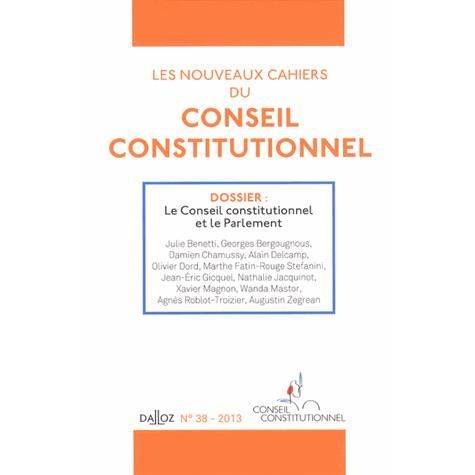 Dissertation le parlement et le conseil constitutionnel