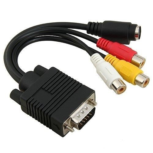 Adaptateur VGA Vers HDMI Avec Audio Pkouocry - Pour PC Vers TV/Moniteur, 1080p, Alimentation USB Incluse