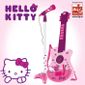 INSTRUMENT DE MUSIQUE Guitare 6 Cordes + Micro - Hello Kitty