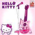 INSTRUMENT DE MUSIQUE Guitare 6 Cordes + Micro - Hello Kitty