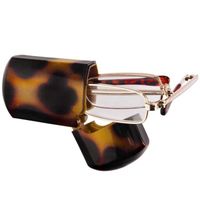 Loupe forme lunette pliante avec étui écaille.L… Loupe forme lunette pliante avec étui écaille.L…