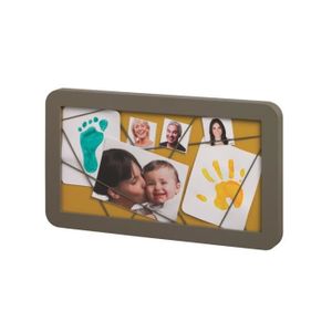 BABY ART Cadeau P?le-m?le photos et empreintes Taupe & Azure / Sun