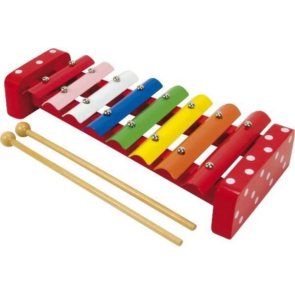 Xylophone enfant en bois rouge Achat / Vente instrument de musique