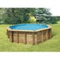  UBBINK Piscine bois OCEA Bleue 580 - H130cm