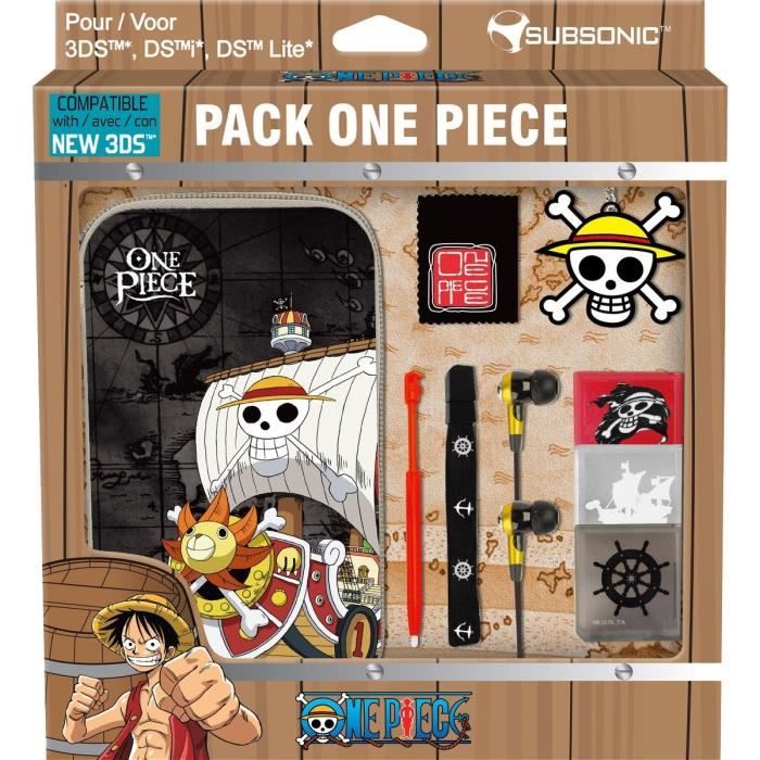 CASQUE , MICRO CONSOLE Pack One Piece New 3DS