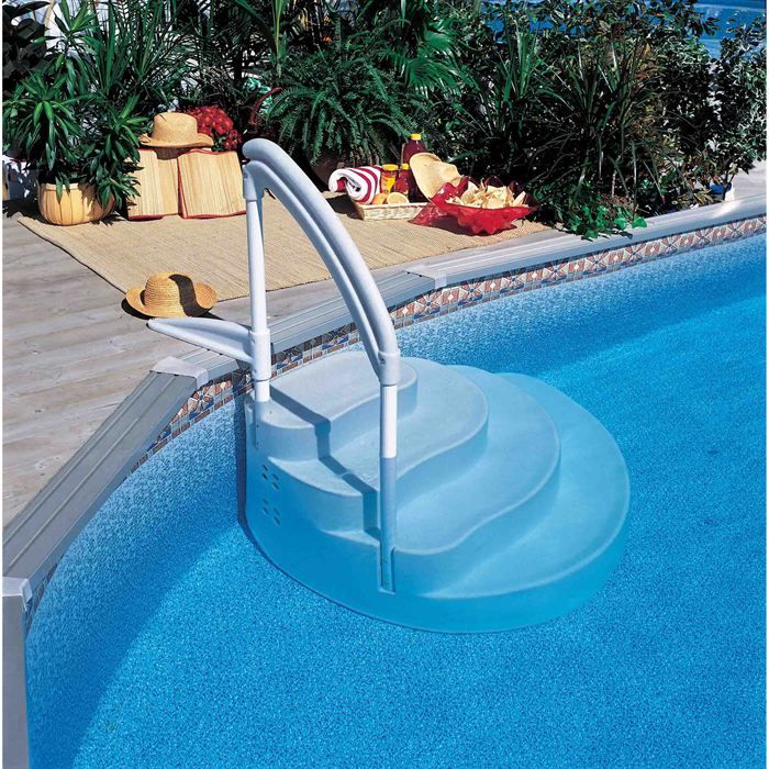 Escalier Piscine à Poser Sur Liner Occasion