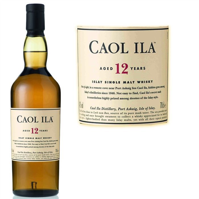 Whisky Caol Ila 12 Ans (70cl 43°) Islay - Achat / Vente Caol Ila 12 Ans ...